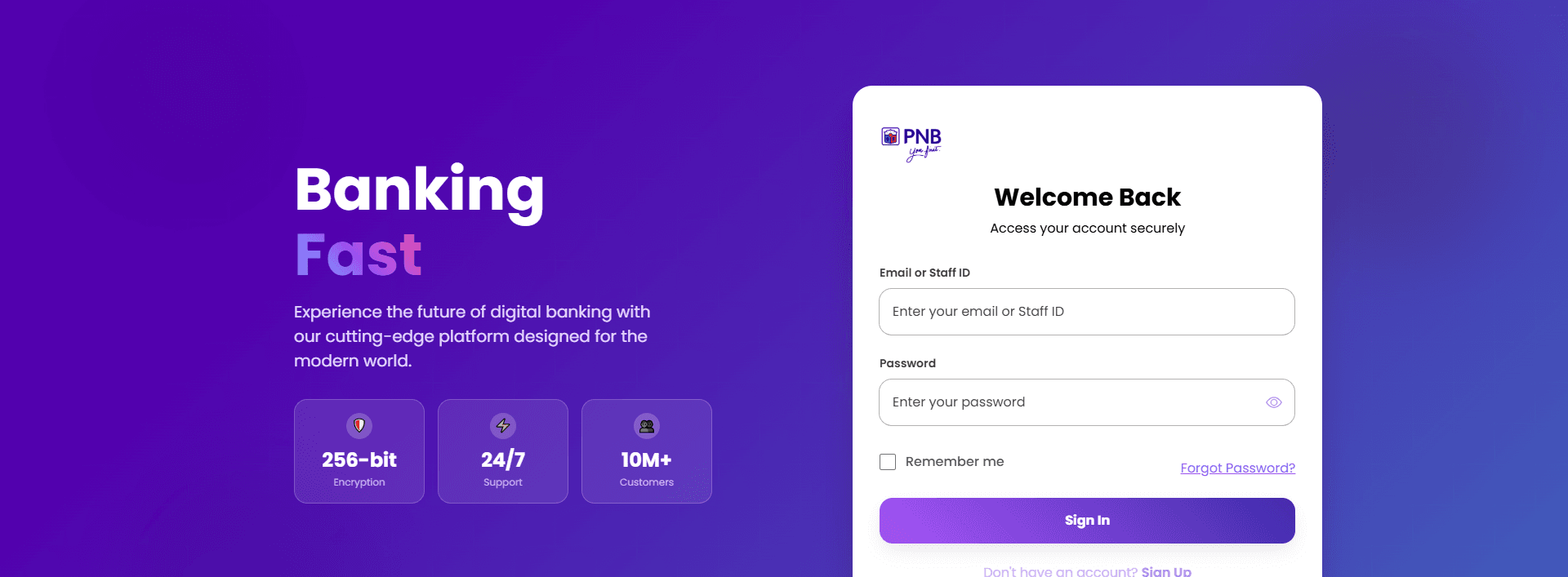 SMART LAN City Banking System screenshot
